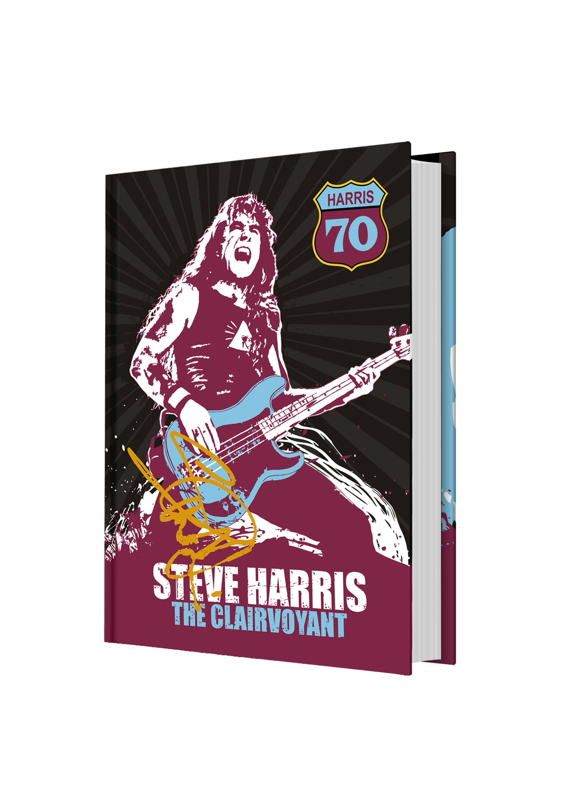 Steve Harris biography book: ‘The Clairvoyant’ 70-th birthday anniversary special, limited edition
