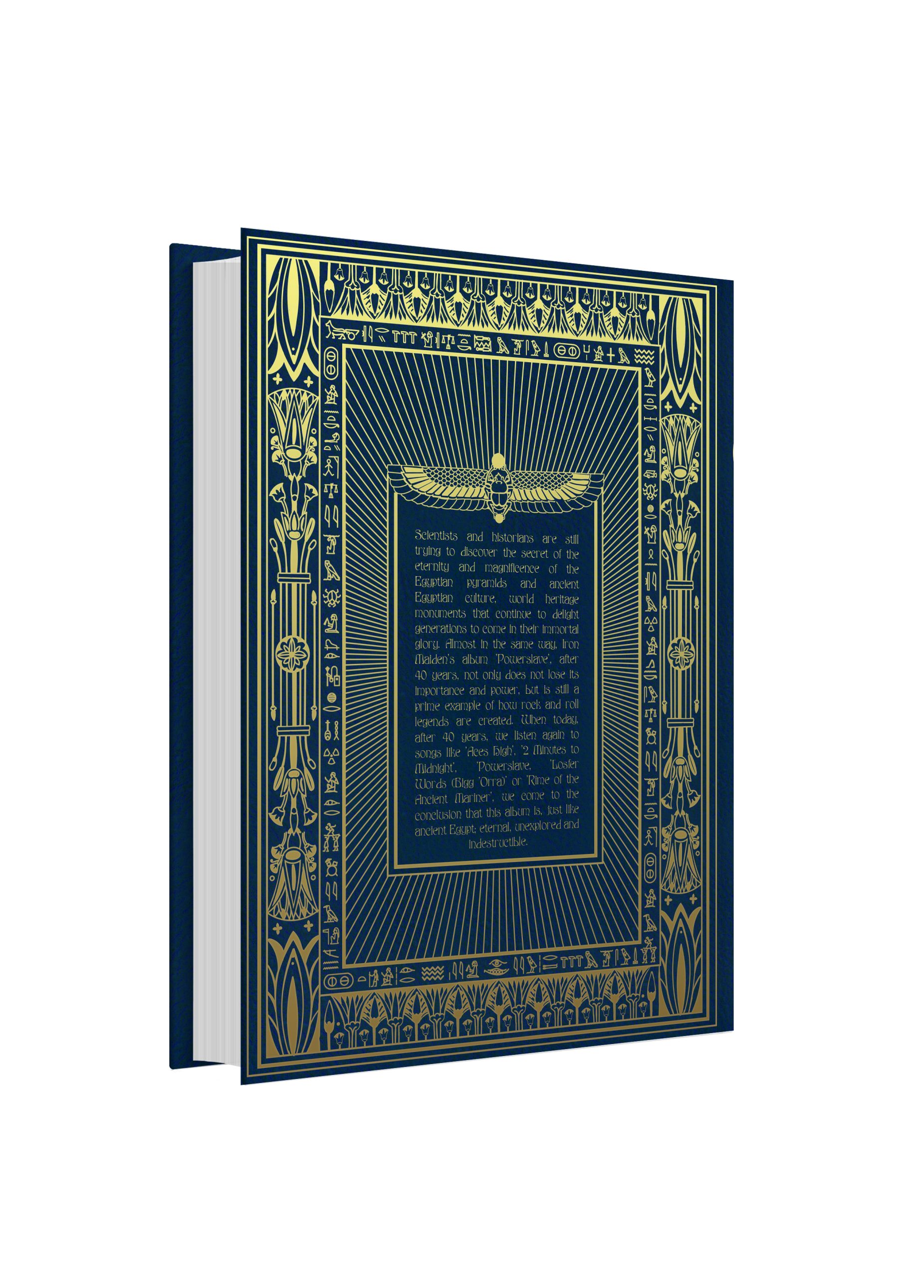 ‘Powerslave’ leather book
